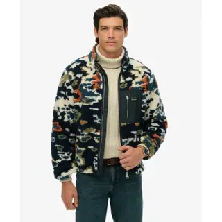 Superdry für Herren. M2014287A Mehrfarbig bedruckte Jacke (XL), Lässig, Recyceltes Polyester, Nachhaltig