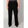 Curvy Stoffhose mit elastischem Bund und Stretch schwarz 52