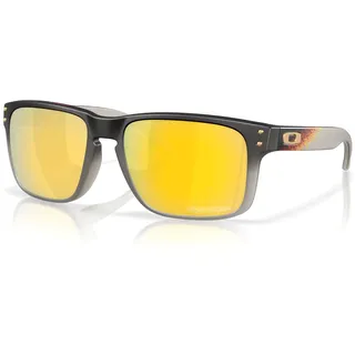 OAKLEY Holbrook Troy Lee Designs Sonnenbrille - Schwarz/Grau Gelb-Getönt
