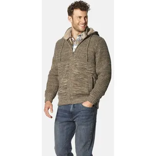 Babista Cardigan RIVANETTO im modischen Strickmuster beige|braun XL (56/58)