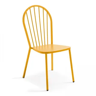 Oviala Bistrostuhl 45 x 45 x 85 cm Gelb