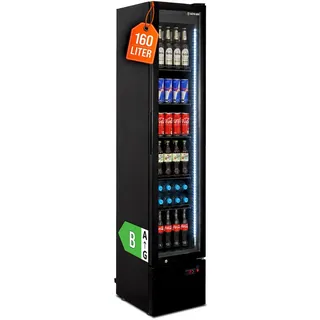 GastroHero GKS-160 Slim Getränkekühlschrank 160 L