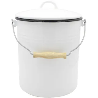 Krüger Mülleimer 10 l Weiß