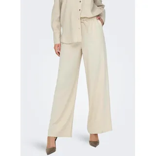 Jdy JDYSAY Linen HW Wide Pant Schlupfhose Beige M 38