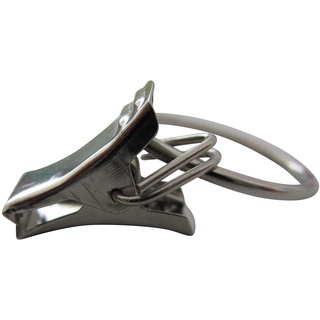 rewagi – Metallklammer mit Ring Eisen vernickelt, Gardinenzubehör – 25,50,75,100 Stück (25 Stück)
