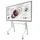 WM85B 85" inkl. Neomounts FL50-525WH1 MOVE Go Rollwagen