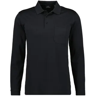 RAGMAN Poloshirt schwarz 8XL