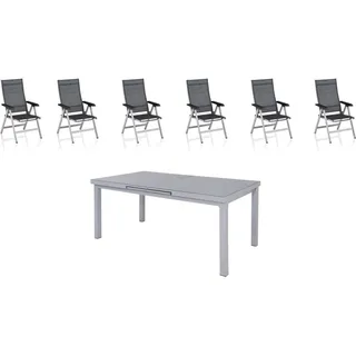 KETTLER Garten-Essgruppe Basic Plus Premium silberfarben