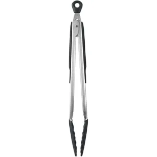 Oxo Zange Edelstahl mit Silikon 30 cm