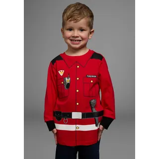 Kidsworld Langarmshirt in rot | Gr.: 116/122