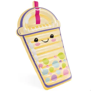 Intex Luftmatratze Boba Buddy Float 173 x 99 cm Beige/Braun/Weiß
