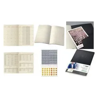 sigel Taschenkalender Conceptum 2024, ca. DIN A5, schwarz Blattgröße: 135 x 210 mm, Kalendarium: 1 Monat auf 2 Seiten, - 1 Stück (C2484)