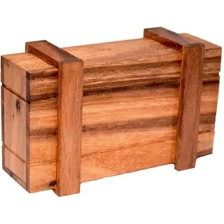 Secret Box Large, geheime große Geschenkbox mit einem Trick Diese zu öffnen, Geldsafe, Knobelholz Geschenk Trick Box, Money Safe, Geldbox, Ring Box, Uberraschungskiste, Knobelkiste,
