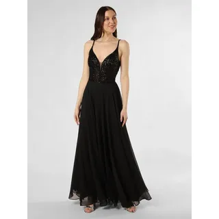 hey kyla Abendkleid mit Paillettenbesatz, Black, 38