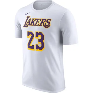 NIKE Los Angeles Lakers NBA-T-Shirt Für Herren, White/James Lebron 23, DR6380-108, XS