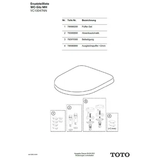 TOTO Softclose Absenkautomatik