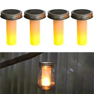 Solarleuchten Ersatzteile, 7 Cm Solarlampen Für Außen Warmweiß Licht, Flaschenlicht Solarleuchten Für Außen 1.2V 600mAh, Garten Deko LED Solarmodule Ersatz Für Laterne Terrasse Beleuchtung