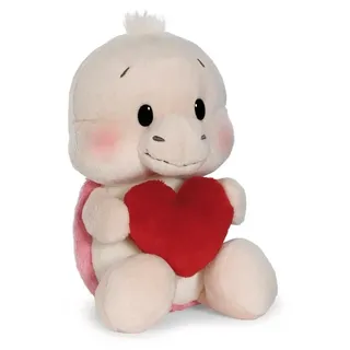 NICI Kuscheltier Schildkröte mit Herz 22 cm Beige
