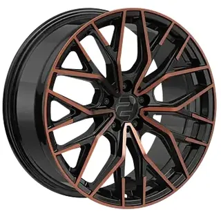 2DRV WH37 8,5 x 20 5 x 112 ET25 MB66,6 Schwarz/Bronze
