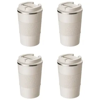 Butlers Kaffeebecher TO GO 4er-Set in Beige | Gr.: onesize