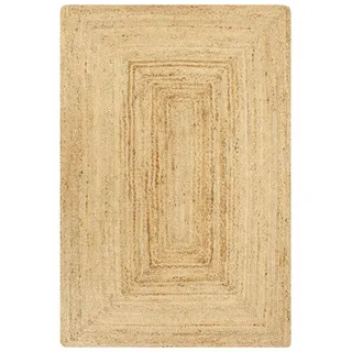 vidaXL Handwerkteppich 80 x 160 cm natur