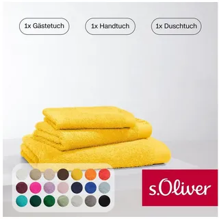 s.Oliver Handtuchset 3-tlg. gelb