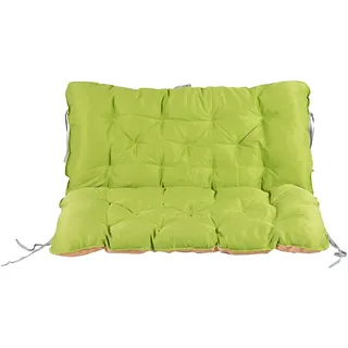 Ambiente Home Bankauflage 100 x 98 x 10 cm grün/beige 1 St.