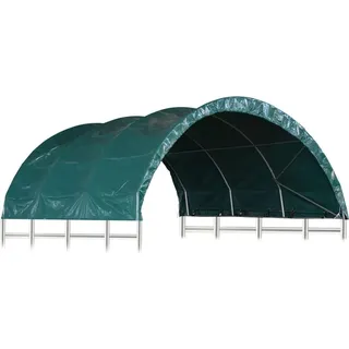 vidaXL Weidezelt 3,7x3,7 m Grün
