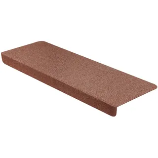 StickandShine Stufenmatte in braun eckig für Treppenstufen, Treppenstufenmatte zum aufkleben