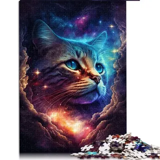 1000 Teile Puzzle Katze Puzzles Holzpuzzle Heimtextilien Puzzles (Größe 50x75cm)