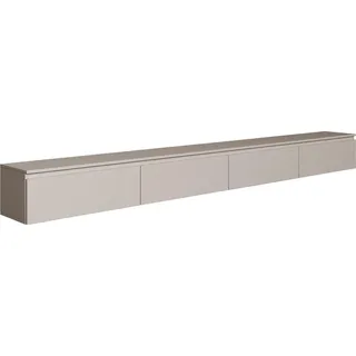 Selsey Bemmi TV-Lowboard 300 cm Kaschmirgrau Metall
