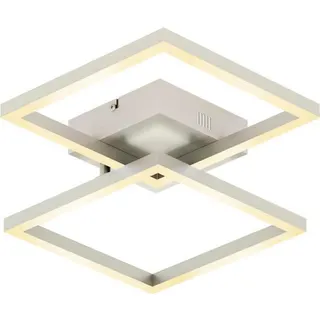 Müller Licht LED Wand- und Deckenleuchte tint Cano silver, white+color 404123 - Silber