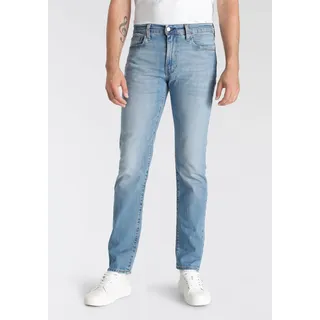Tapered-fit-Jeans LEVI'S "502 TAPER" Gr. 36, Länge 32, blau (z1508 medium indigo worn in) Herren Jeans Tapered-Jeans in elegantem, modernem Stil