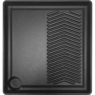 All'Grill Grillplatte 35 x 32 cm Gusseisen schwarz