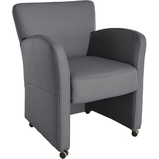 Sessel EXXPO - SOFA FASHION "Cortado" Gr. Kunstleder, Sessel, B: 66 cm, schwarz Esszimmerstuhl Lederstuhl Polsterstuhl Küchenstühle Sessel