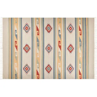 Beliani Aparan Kelimteppich 200 x 300 cm Beige/Mehrfarbig