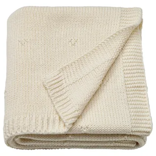 IKEA LEN Babydecke weiß/gestrickt