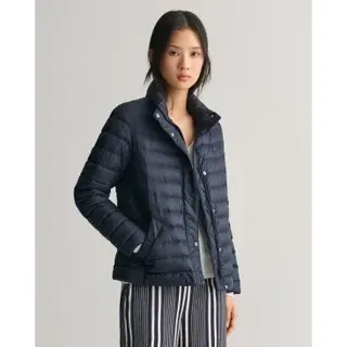 Gant für Damen. 4700281 Leichte Daunenjacke navy (XS), Lässig, Langarm, Recyceltes Polyester, Nachhaltig, Marine