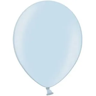 Belbal-Pallon Latex 28 cm hellblau metallic (insgesamt 8 Stück), 5BED11-073