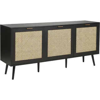 Beliani SIDEBOARD Schwarz