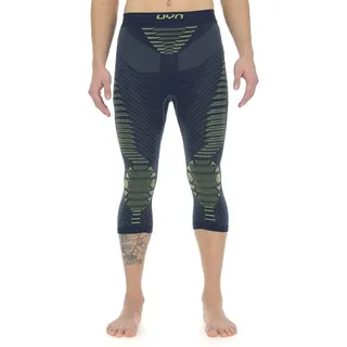 Uyn Resilyon 3/4 Funktionsunterhose Herren dark blue/yellow XXL