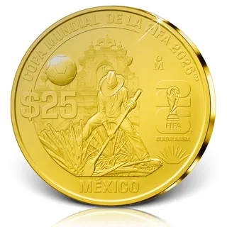Gold-Gedenkmünze zur FIFA WM 2026TM Guadelajara”