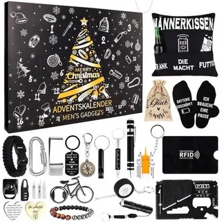 Adventskalender für Männer 2025 mit 24 praktischen Werkzeug-Gadgets
