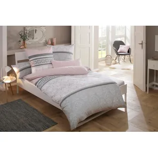 OTTO home Cremona romantisch Rosa 135 x 200 cm + 40 x 80 cm