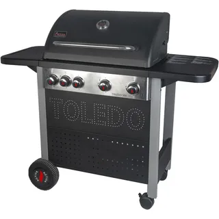 ACTIVA Gasgrill Toledo 500 mit Seitenbrenner Edelstahl Camping Gasgrillwagen