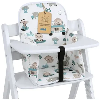 Totsy Baby Sitzverkleinerer Hochstuhl Baby Sitzkissen - Kinder Sitzauflage für Hauck und Stokke weiß