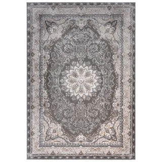 mazovia Designer-Teppich 140 x 200 cm Grau