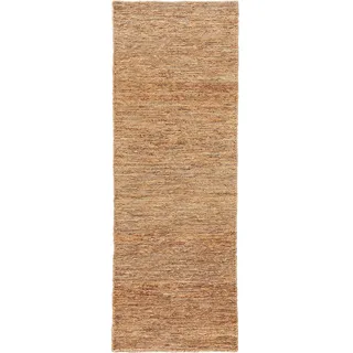 benuta Pure Juteteppich Cosmo Hellbraun 80x250 cm - Naturfaserteppich aus Jute