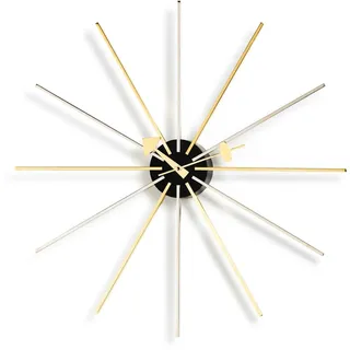 Vitra - Star Clock, Chrom / Messing