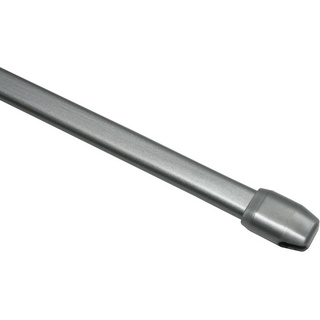Gardinia Vitragestange flach silber matt, Ø 11 mm, ausziehbar 100 - 160 cm